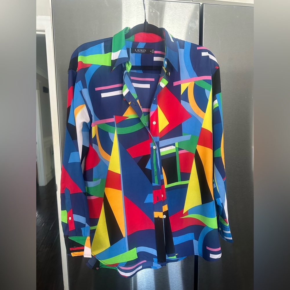 Ralph Lauren Multicolor Geometric Shirt
